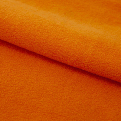 Флис DTY 16-1358, 250 г/м2, шир. 150 см, цвет оранжевый - купить в Петропавловске-Камчатском. Цена 640.46 руб.