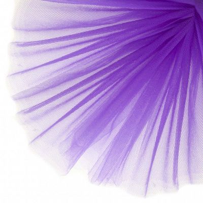 Фатин матовый 16-85, 12 гр/м2, шир.300см, цвет фиолетовый - купить в Петропавловске-Камчатском. Цена 96.31 руб.