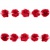 Тесьма плетеная "Рюш", упак. 9,14 м, цвет красный - купить в Петропавловске-Камчатском. Цена: 46.82 руб.