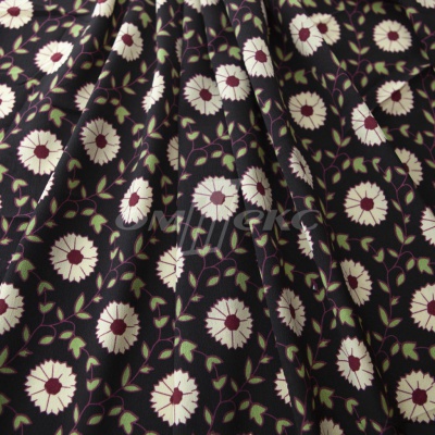 Плательная ткань "Фламенко" 10.1, 80 гр/м2, шир.150 см, принт растительный - купить в Петропавловске-Камчатском. Цена 241.49 руб.