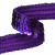 Тесьма с пайетками 12, шир. 20 мм/уп. 25+/-1 м, цвет фиолет - купить в Петропавловске-Камчатском. Цена: 778.19 руб.