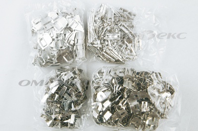 Крючки брючные 4 шипа "Стром" 144 шт. никель - купить в Петропавловске-Камчатском. Цена: 383.97 руб.