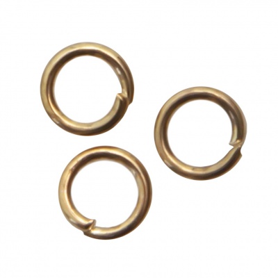 Кольцо  соединительное для бижутерии 4 мм, цв.-золото - купить в Петропавловске-Камчатском. Цена: 0.41 руб.