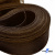 Регилиновая лента, шир.100мм, (уп.25 ярд), цв.- коричневый - купить в Петропавловске-Камчатском. Цена: 694.13 руб.