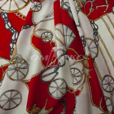 Плательная ткань "Фламенко" 13.1, 80 гр/м2, шир.150 см, принт этнический - купить в Петропавловске-Камчатском. Цена 241.49 руб.