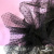 Евро-фатин горох, 100% полиэфир, 15 г/м2, 150 см. 16-167/черный - купить в Петропавловске-Камчатском. Цена 241.13 руб.