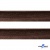 Кант атласный 074, шир. 12 мм (в упак. 65,8 м), цвет коричневый - купить в Петропавловске-Камчатском. Цена: 237.16 руб.