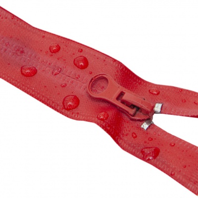 Молния водонепроницаемая PVC Т-7, 90 см, разъемная, цвет (820) красный - купить в Петропавловске-Камчатском. Цена: 61.18 руб.