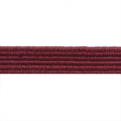 Резиновые нити с текстильным покрытием, шир. 6 мм ( упак.30 м/уп), цв.- 88-бордо - купить в Петропавловске-Камчатском. Цена: 155.22 руб.