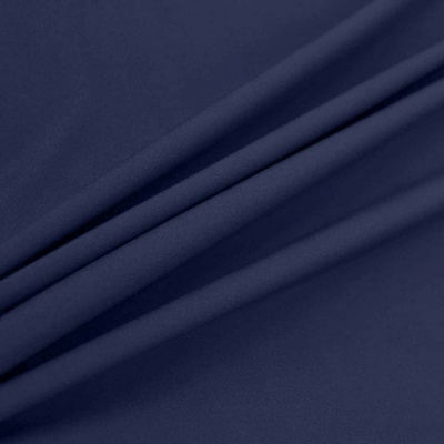 Костюмная ткань с вискозой "Салерно", 210 гр/м2, шир.150см, цвет т.синий/Navy - купить в Петропавловске-Камчатском. Цена 446.37 руб.