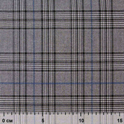 Ткань костюмная "Клер" 80% P, 16% R, 4% S, 200 г/м2, шир.150 см,#3 цв-серый/синий - купить в Петропавловске-Камчатском. Цена 412.02 руб.