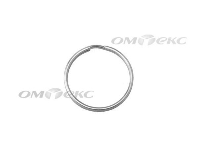 Кольцо металлическое d-20 мм, цв.-никель - купить в Петропавловске-Камчатском. Цена: 3.19 руб.