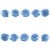 Тесьма плетеная "Рюш", упак. 9,14 м, цвет голубой - купить в Петропавловске-Камчатском. Цена: 45.87 руб.