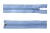 Спиральная молния Т5 351, 75 см, автомат, цвет св.голубой - купить в Петропавловске-Камчатском. Цена: 16.28 руб.