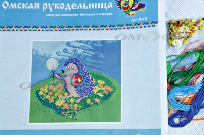 ОМБН-2 Набор для вышивания (бисер+мулине) - купить в Петропавловске-Камчатском. Цена: 197.50 руб.