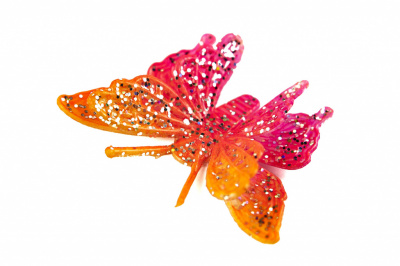 Бабочка декоративная пластиковая #10 - купить в Петропавловске-Камчатском. Цена: 7.09 руб.