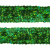 Тесьма с пайетками D4, шир. 20 мм/уп. 25+/-1 м, цвет зелёный - купить в Петропавловске-Камчатском. Цена: 778.19 руб.