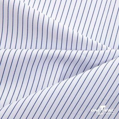 Ткань сорочечная Ронда, 115 г/м2, 58% пэ,42% хл, шир.150 см, цв.4-синяя, (арт.114) - купить в Петропавловске-Камчатском. Цена 306.69 руб.