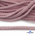 Шнур плетеный d-6 мм круглый, 70% хлопок 30% полиэстер, уп.90+/-1 м, цв.1087-розовый - купить в Петропавловске-Камчатском. Цена: 594 руб.
