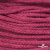Шнур плетеный d-6 мм, 70% хлопок 30% полиэстер, уп.90+/-1 м, цв.1068-фуксия - купить в Петропавловске-Камчатском. Цена: 588 руб.