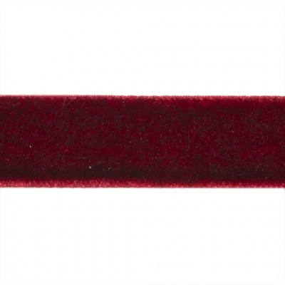 Лента бархатная нейлон, шир.12 мм, (упак. 45,7м), цв.240-бордо - купить в Петропавловске-Камчатском. Цена: 392 руб.