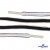 Шнурки #4-27, круглые 130 см, двухцветные (черно/белый) - купить в Петропавловске-Камчатском. Цена: 47.04 руб.