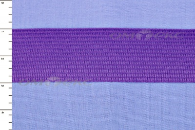 Окантовочная тесьма №0225, шир. 22 мм (в упак. 100 м), цвет фиолет - купить в Петропавловске-Камчатском. Цена: 271.60 руб.