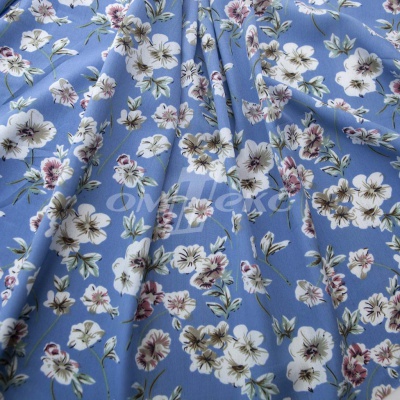 Плательная ткань "Фламенко" 12.1, 80 гр/м2, шир.150 см, принт растительный - купить в Петропавловске-Камчатском. Цена 243.96 руб.