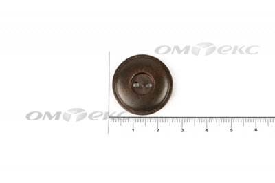 Пуговица деревянная круглая №54 (25мм) - купить в Петропавловске-Камчатском. Цена: 4.12 руб.