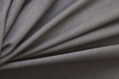 Костюмная ткань с вискозой "Флоренция", 195 гр/м2, шир.150см, цвет св.серый - купить в Петропавловске-Камчатском. Цена 496.99 руб.