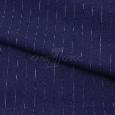 Костюмная ткань "Жаклин", 188 гр/м2, шир. 150 см, цвет тёмно-синий - купить в Петропавловске-Камчатском. Цена 426.49 руб.