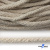 Шнур плетеный d-6 мм круглый, 70% хлопок 30% полиэстер, уп.90+/-1 м, цв.1077-лён - купить в Петропавловске-Камчатском. Цена: 588 руб.