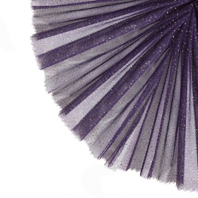 Сетка Глиттер, 24 г/м2, шир.145 см., пурпурный - купить в Петропавловске-Камчатском. Цена 117.24 руб.