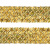 Тесьма с пайетками D16, шир. 35 мм/уп. 25+/-1 м, цвет золото - купить в Петропавловске-Камчатском. Цена: 1 281.60 руб.