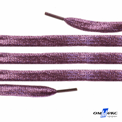 Шнурки #107-01, плоские 130 см, цв.розовый металлик - купить в Петропавловске-Камчатском. Цена: 35.45 руб.