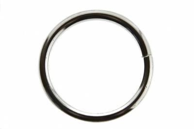 Кольцо металлическое d-38 мм, цв.-никель - купить в Петропавловске-Камчатском. Цена: 4.89 руб.