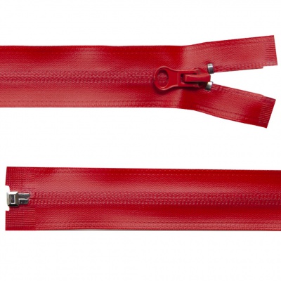Молния водонепроницаемая PVC Т-7, 90 см, разъемная, цвет (820) красный - купить в Петропавловске-Камчатском. Цена: 61.18 руб.
