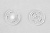 Кнопки пришивные пластиковые 13 мм, блистер 24шт, цв.-прозрачные - купить в Петропавловске-Камчатском. Цена: 62.27 руб.