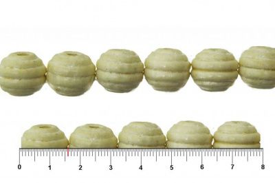 0309-Бусины деревянные "ОмТекс", 16 мм, упак.50+/-3шт, цв.035-белый - купить в Петропавловске-Камчатском. Цена: 62.22 руб.
