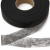 Прокладочная лента (паутинка) DF23, шир. 15 мм (боб. 100 м), цвет чёрный - купить в Петропавловске-Камчатском. Цена: 1.14 руб.