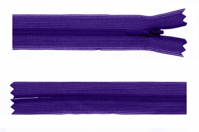 Молния потайная Т3 866, 20 см, капрон, цвет фиолетовый - купить в Петропавловске-Камчатском. Цена: 5.27 руб.