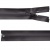 Молния водонепроницаемая PVC Т-7, 60 см, разъемная, цвет (301) т.серый - купить в Петропавловске-Камчатском. Цена: 49.90 руб.
