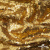 Трикотажное полотно, Сетка с пайетками,188 гр/м2, шир.140 см, цв.-тем.золото (#51) - купить в Петропавловске-Камчатском. Цена 505.15 руб.