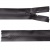 Молния водонепроницаемая PVC Т-7, 20 см, неразъемная, цвет (301)-т.серый - купить в Петропавловске-Камчатском. Цена: 21.56 руб.