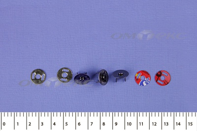 Кнопки магнитные МКМ-02, диам. 18 мм, чёрный никель - купить в Петропавловске-Камчатском. Цена: 14.49 руб.