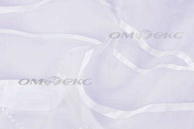 Органза деворэ 686 "Кристина" С1 (белый), 280 см - купить в Петропавловске-Камчатском. Цена 571.15 руб.
