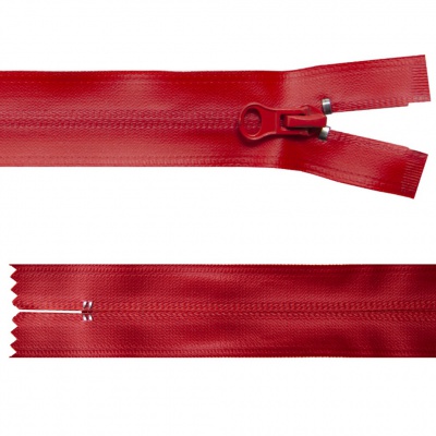 Молния водонепроницаемая PVC Т-7, 20 см, неразъемная, цвет (820)-красный - купить в Петропавловске-Камчатском. Цена: 21.56 руб.