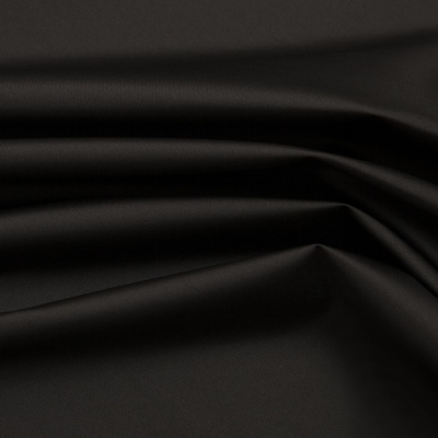 Курточная ткань Дюэл (дюспо), PU/WR/Milky, 80 гр/м2, шир.150см, цвет чёрный - купить в Петропавловске-Камчатском. Цена 141.80 руб.
