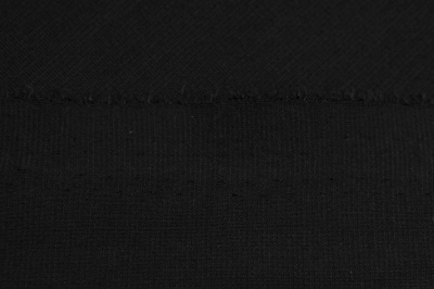Трикотаж "Grange" C#1 (2,38м/кг), 280 гр/м2, шир.150 см, цвет чёрный - купить в Петропавловске-Камчатском. Цена 870.01 руб.