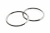 Кольцо металлическое №40 мм, цв.-никель - купить в Петропавловске-Камчатском. Цена: 4.45 руб.